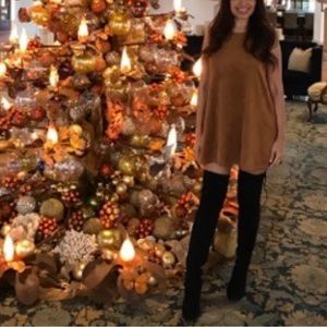 Catherine Malandrino Black Suede Tall Boots